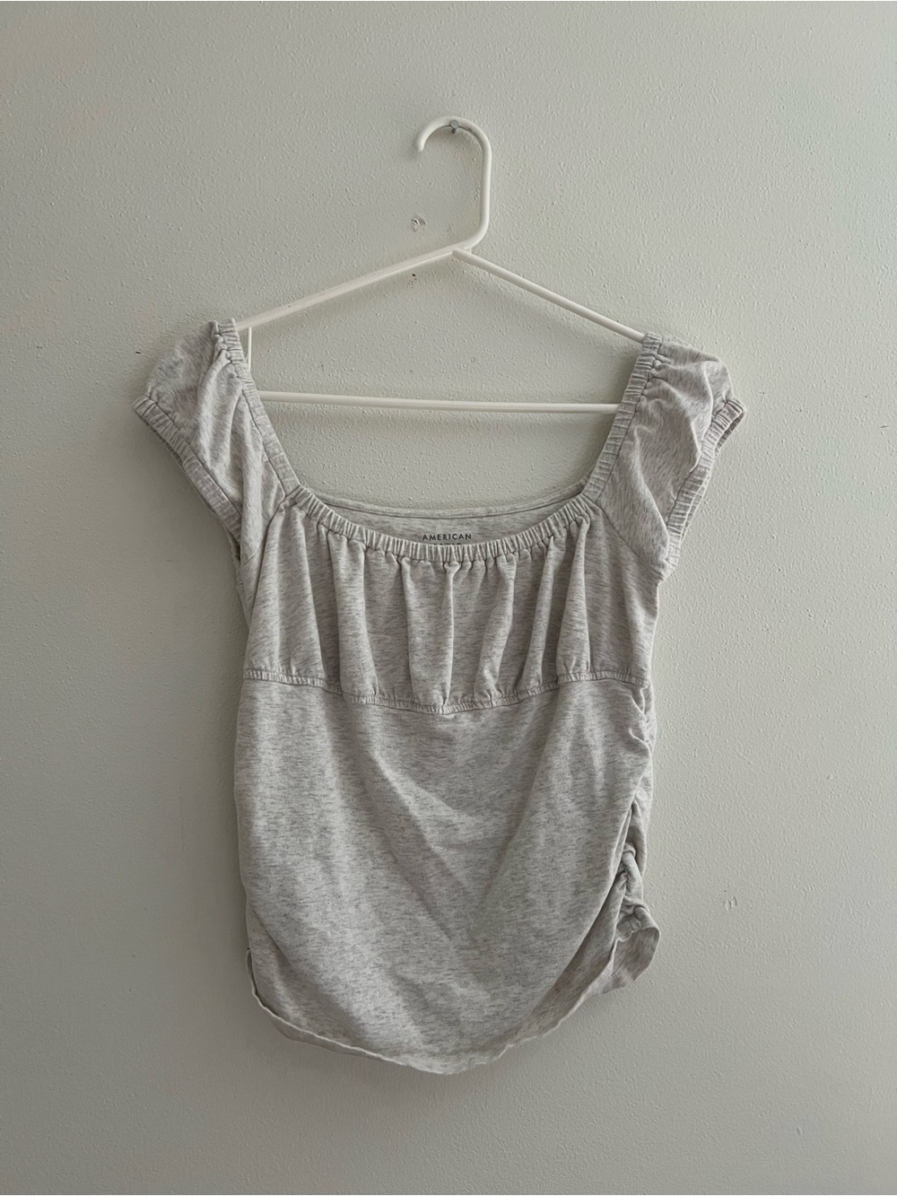 American Eagle ruched top